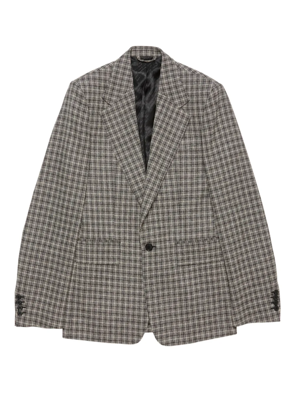 Acne Studios Geruite blazer Bruin