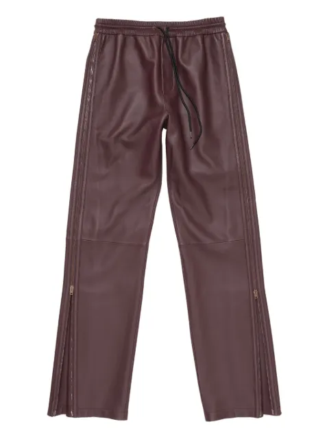 Acne Studios drawstring leather trousers