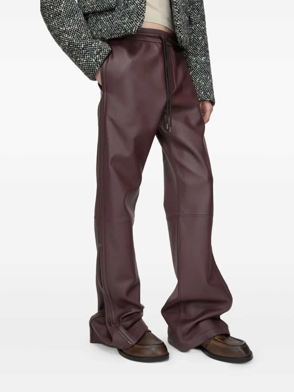 Acne Studios Broek met trekkoord Rood
