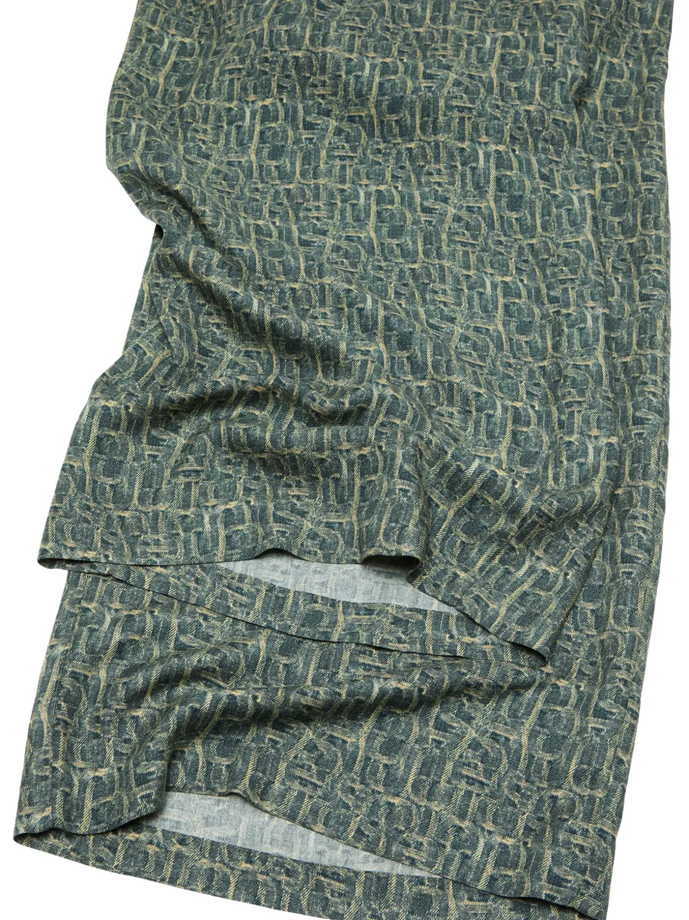 Acne Studios Trainingsbroek met abstracte print Groen