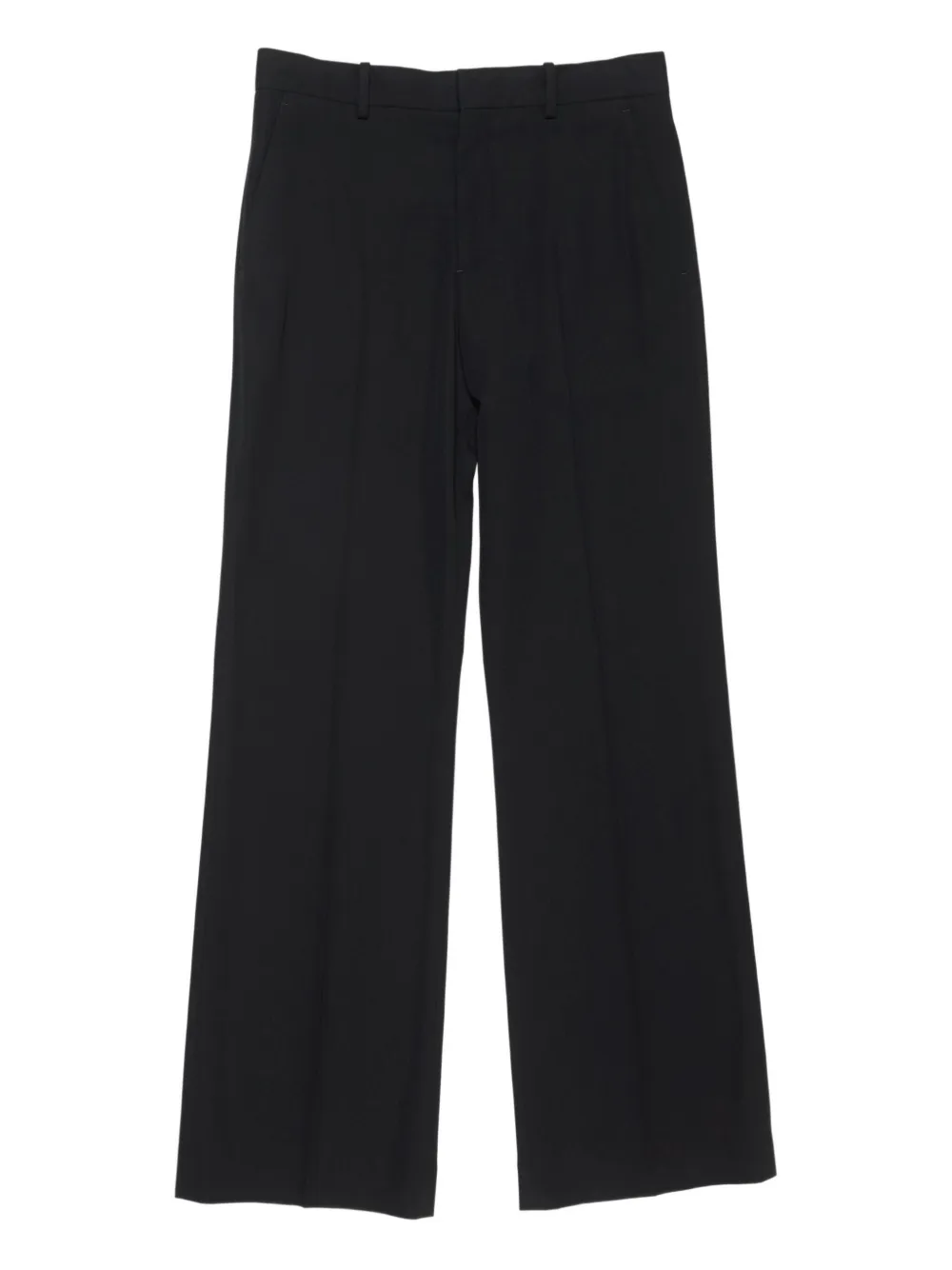 Acne Studios zip-fly trousers Zwart