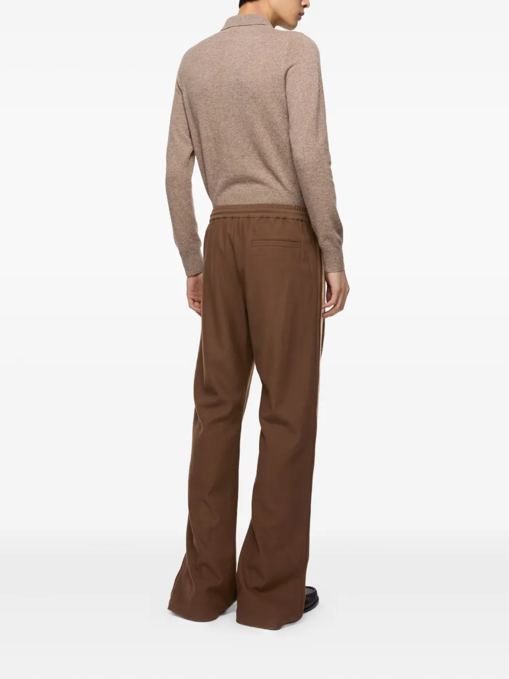Acne Studios Trainingsbroek met rits Bruin