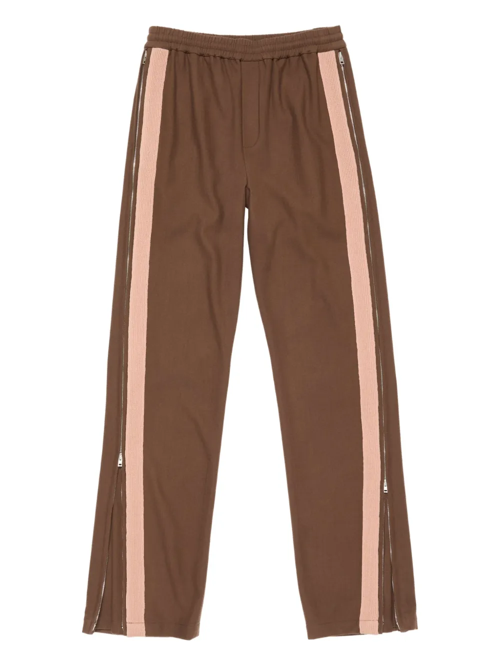 Acne Studios Trainingsbroek met rits Bruin