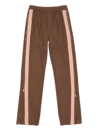 Acne Studios ジップアップ トラックパンツ | ブラウン | FARFETCH JP