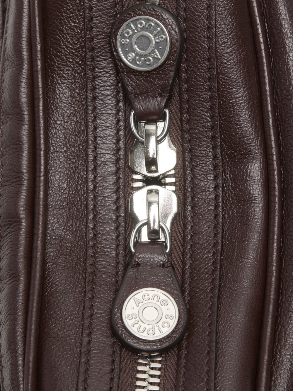 Acne Studios Camero Party Key-charm Leather Shoulder Bag In Brown