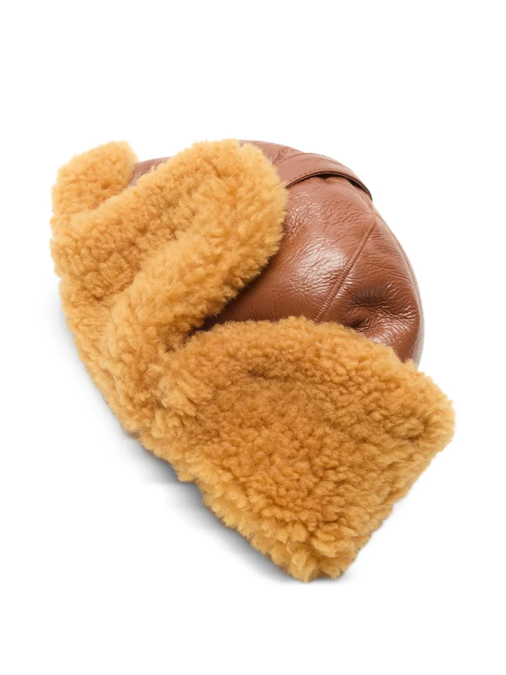 Acne Studios 皮毛一体皮质帽 | 女士 | Image 2