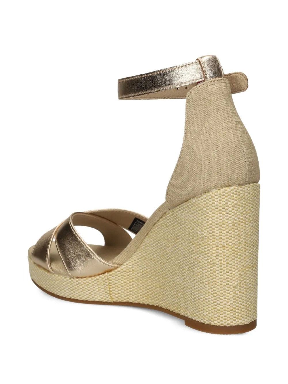 Tommy Hilfiger leather sandals Gold