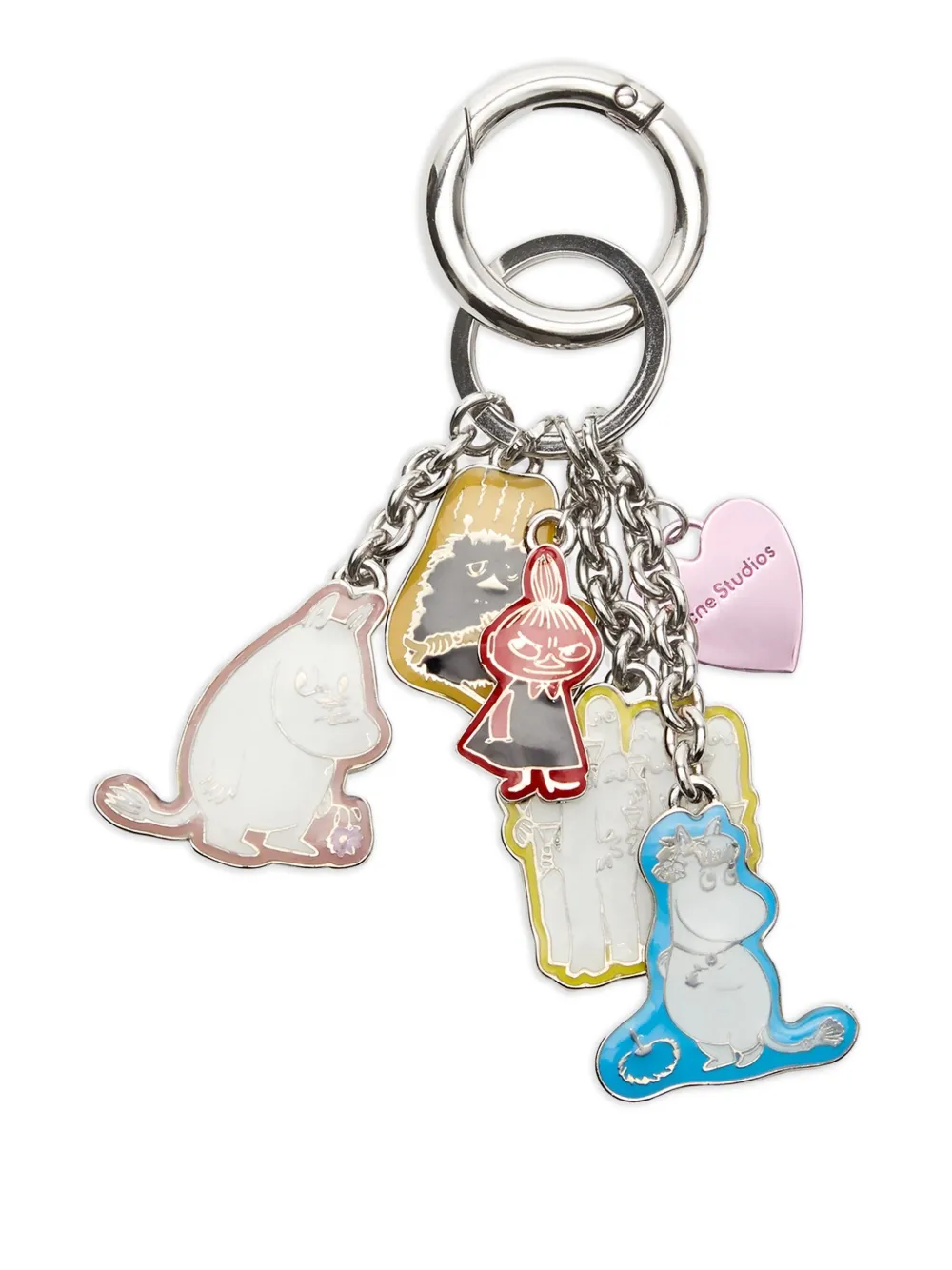 Acne Studios charm-embellished keychain | Men | Image 2