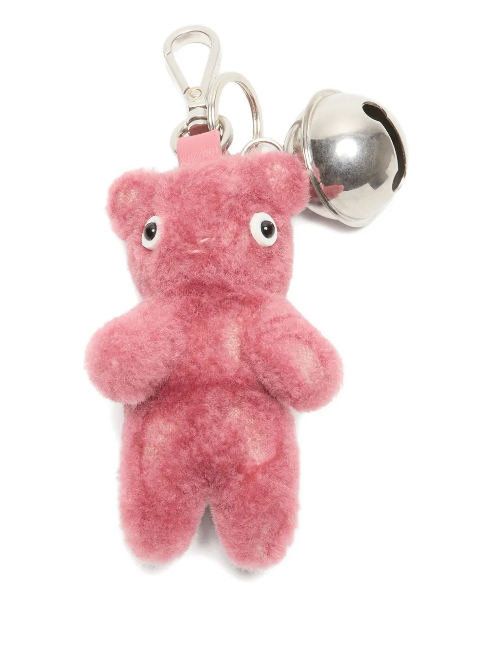Acne Studios Teddy-bear Keyring In Pink