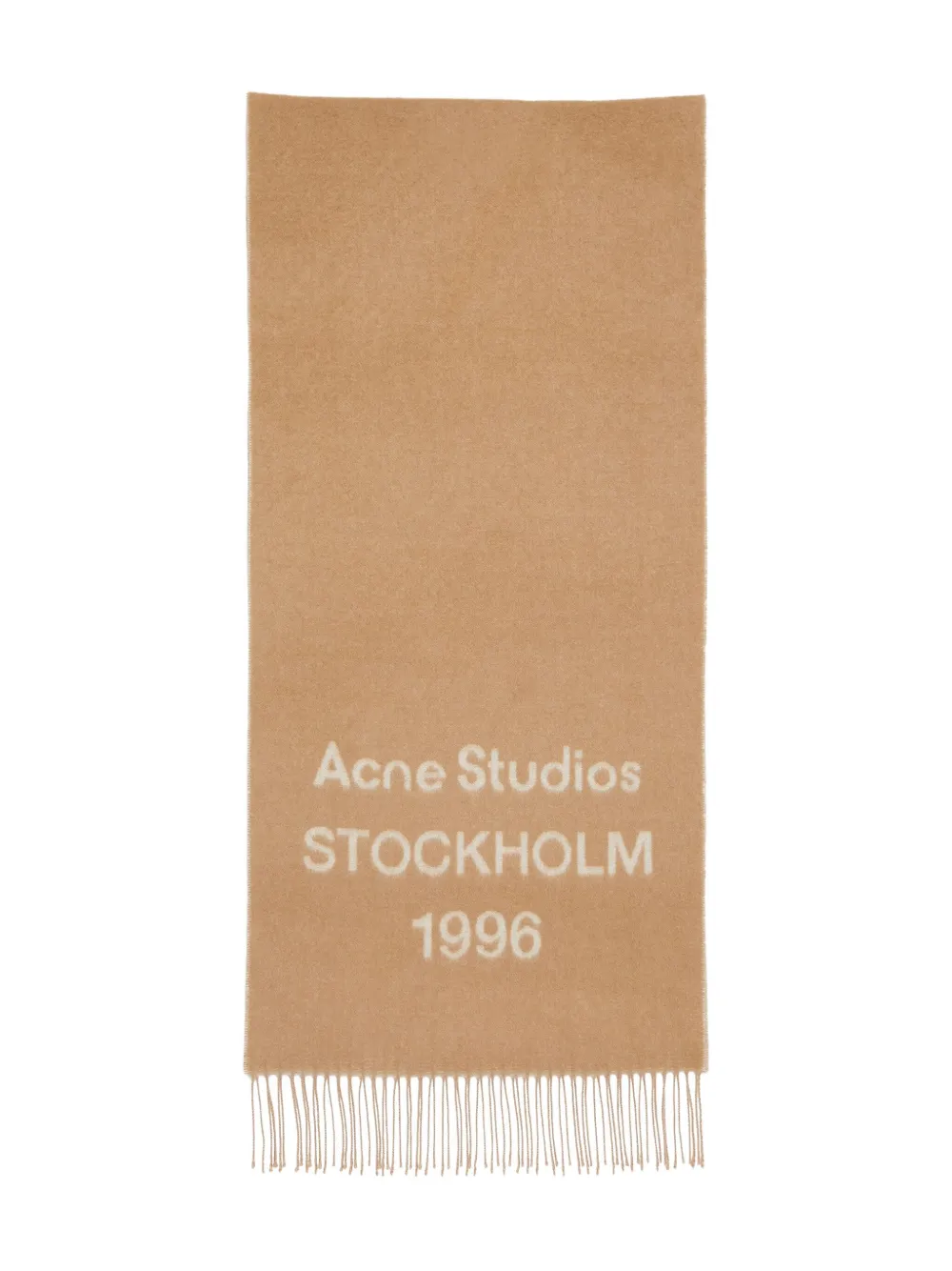 Acne Studios mascada con flecos | marrón | Image 1
