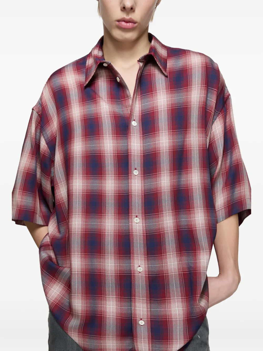Acne Studios Button-up shirt Rood