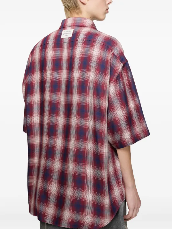 【お値下げ】Acne Studiosチェック柄ショート フード シャツジャケット お値下げ】Acne Studiosチェック柄ショート フード シャツ