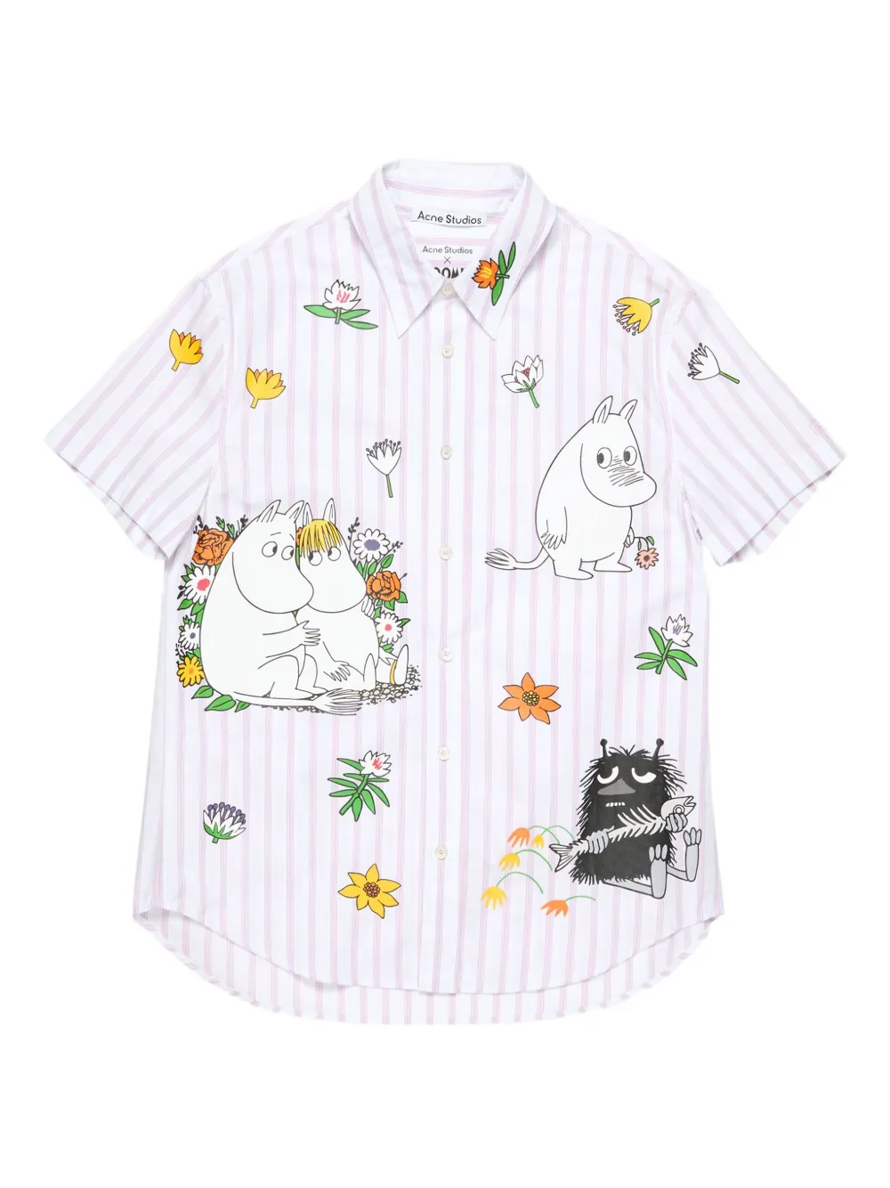 Acne Studios Shirt met grafische print Wit