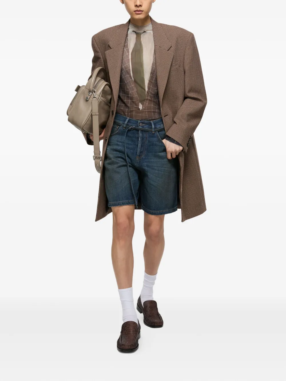 Acne Studios cotton denim shorts | Denim Shorts | Image 2