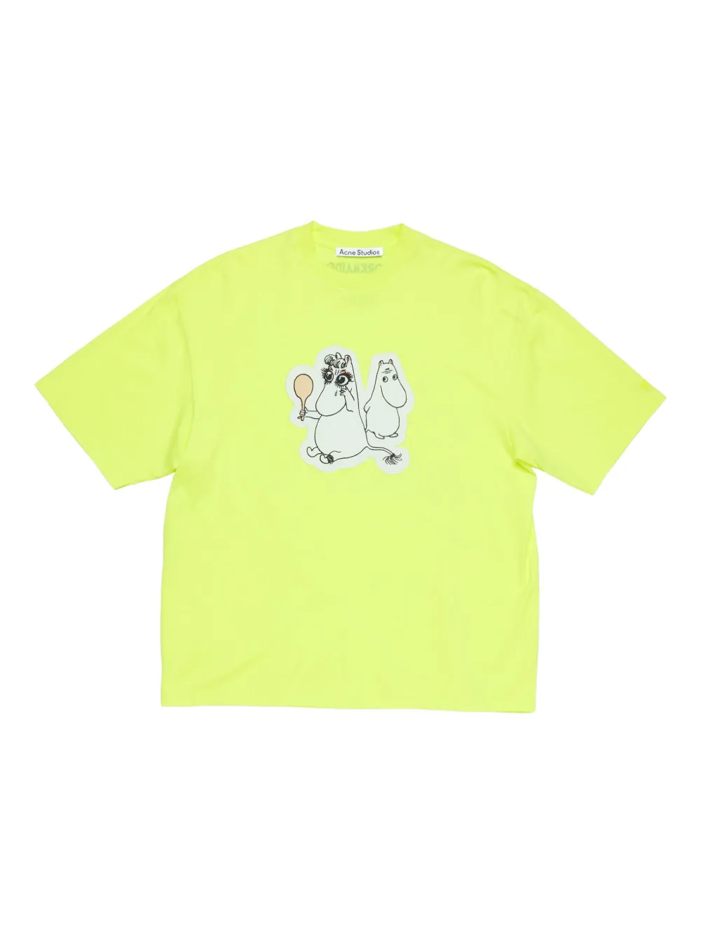 Acne Studios graphic-print t-shirt | Yellow | Image 1
