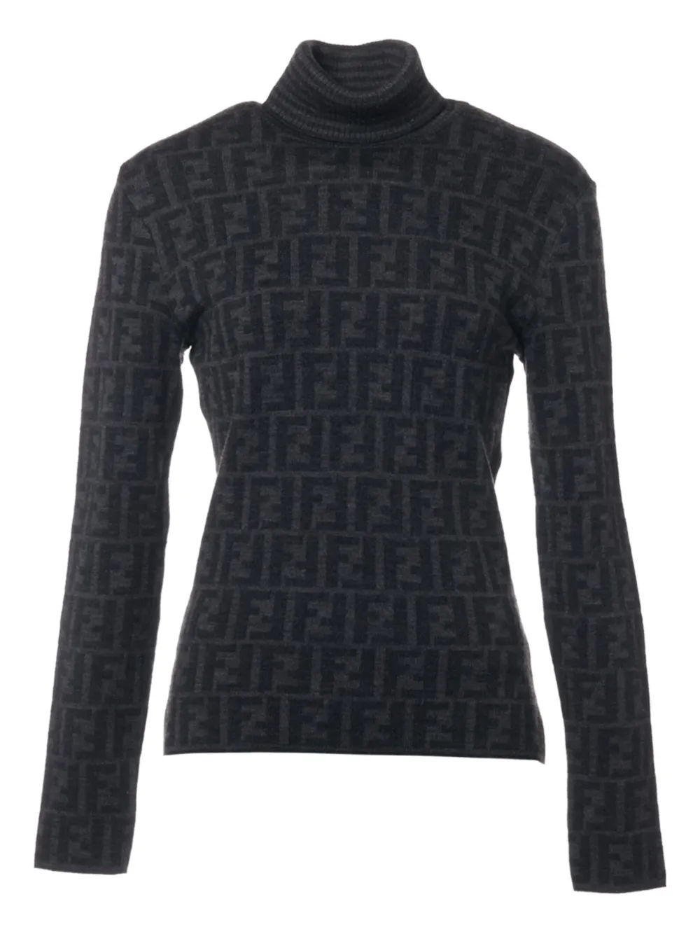 Fendi Pre-Owned 1980-1990 Zucca knitted top | Grey | Image 1