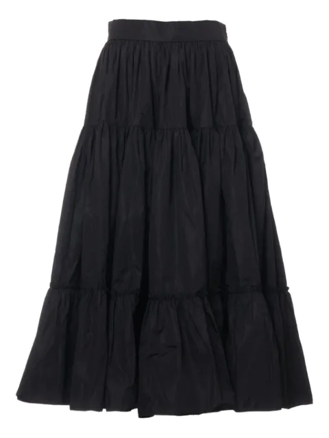 Prada Pre-Owned falda larga a capas 2020