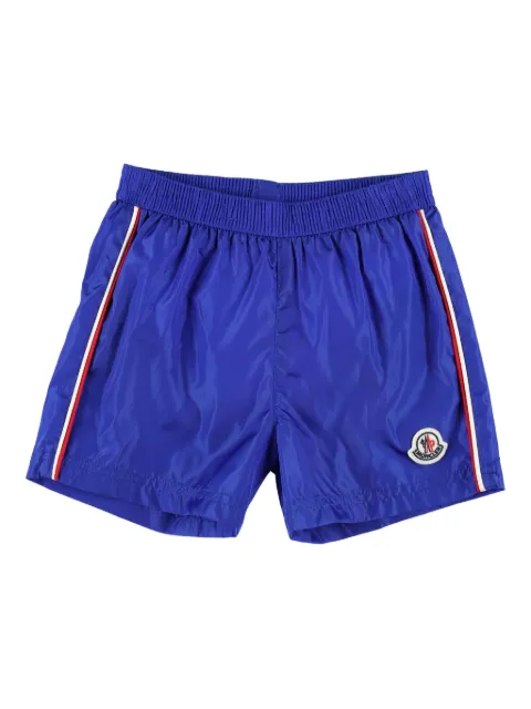 Moncler Enfant logo-patch swim shorts