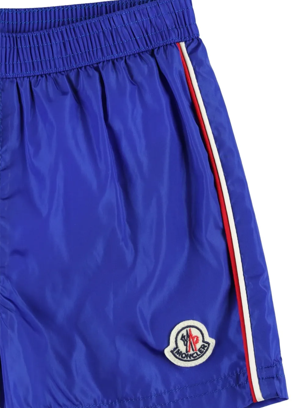 Moncler Enfant Zwembroek met logopatch Blauw