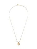 Christian Dior Pre-Owned 1990-2015 rhinestone-embellished pendant necklace - Gold