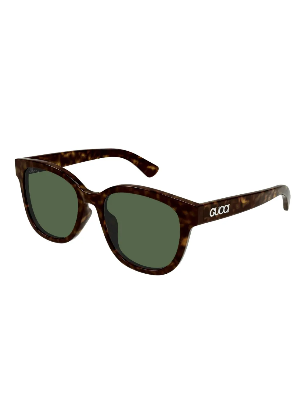 Gucci Eyewear Zonnebril met vierkant Bruin