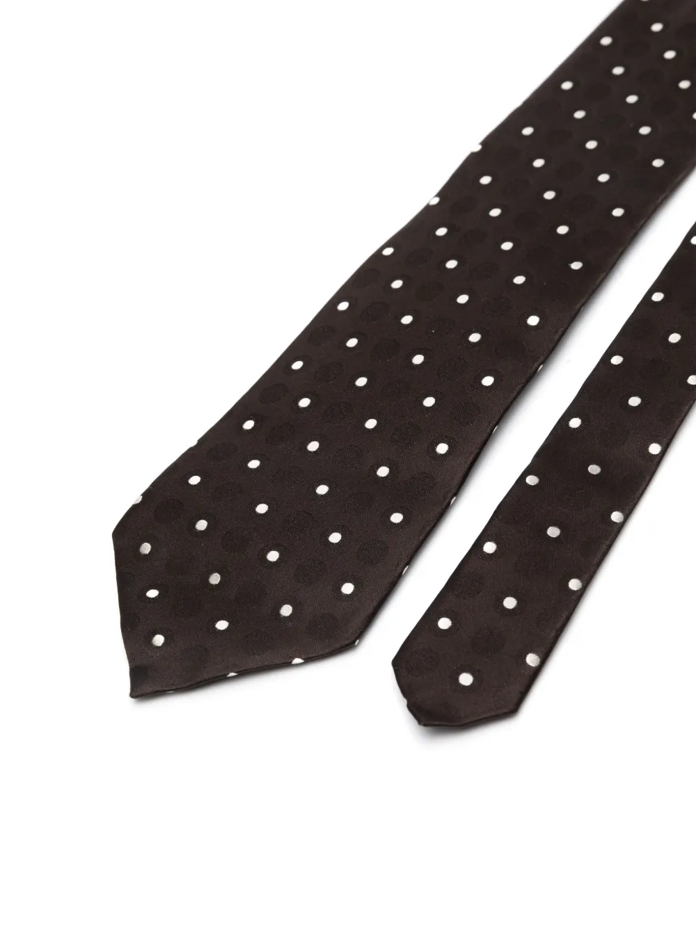 Saint Laurent Stopdas met jacquard-patroon - Bruin