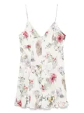 alice + olivia Julietta mini dress - White