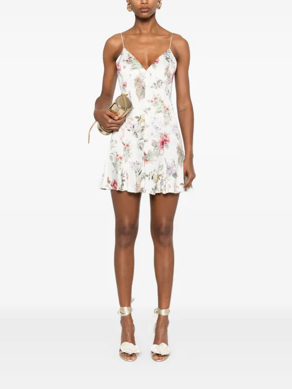 Alice + Olivia Julietta ミニドレス | ホワイト | FARFETCH JP Alice + Olivia Julietta ミニドレス | ホワイト | FARFETCH JP