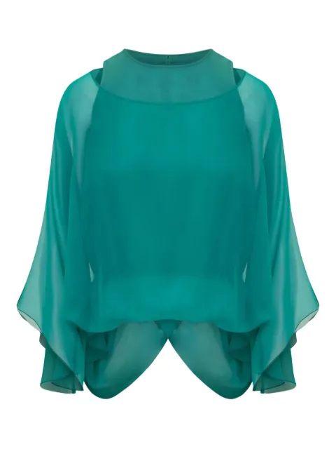 Alberta Ferretti blusa de seda