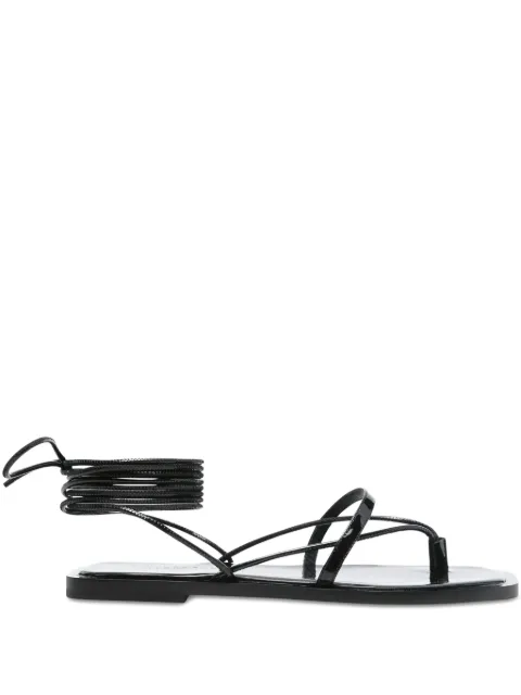 Philosophy Di Lorenzo Serafini patent-finish sandals 