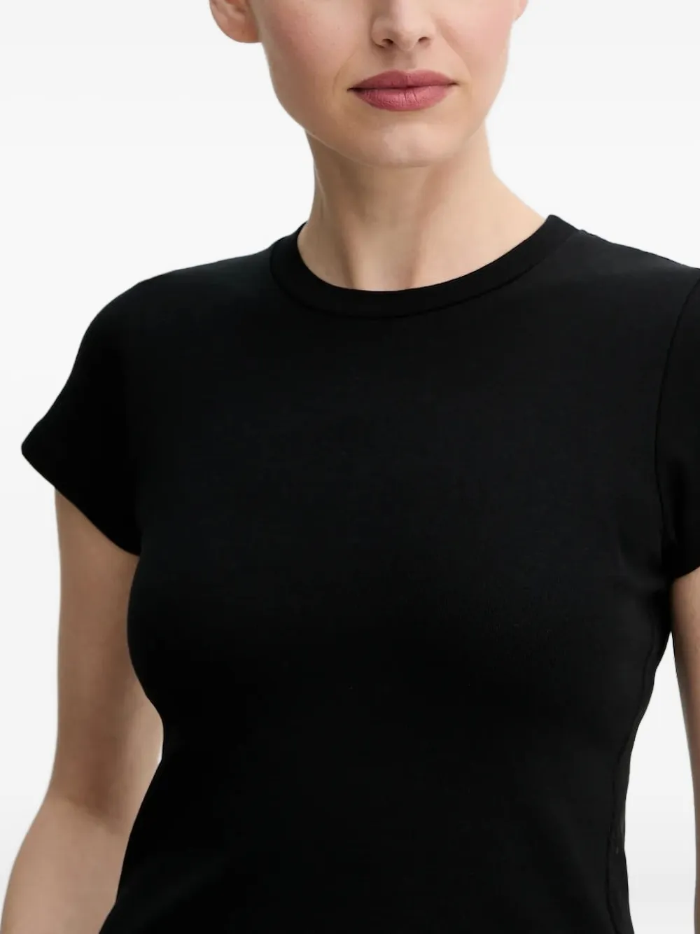 A.L.C. T-shirt met ronde hals Zwart