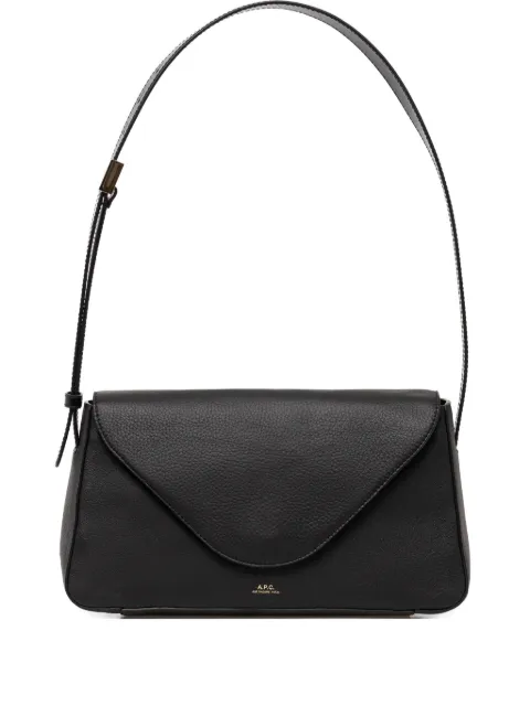 A.P.C. small Daria leather flap shoulder bag