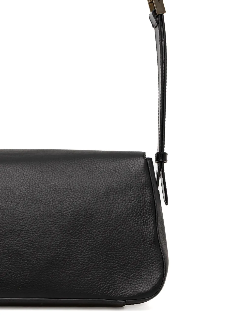A.P.C. Kleine Daria leren schoudertas met klep LZZ BLACK