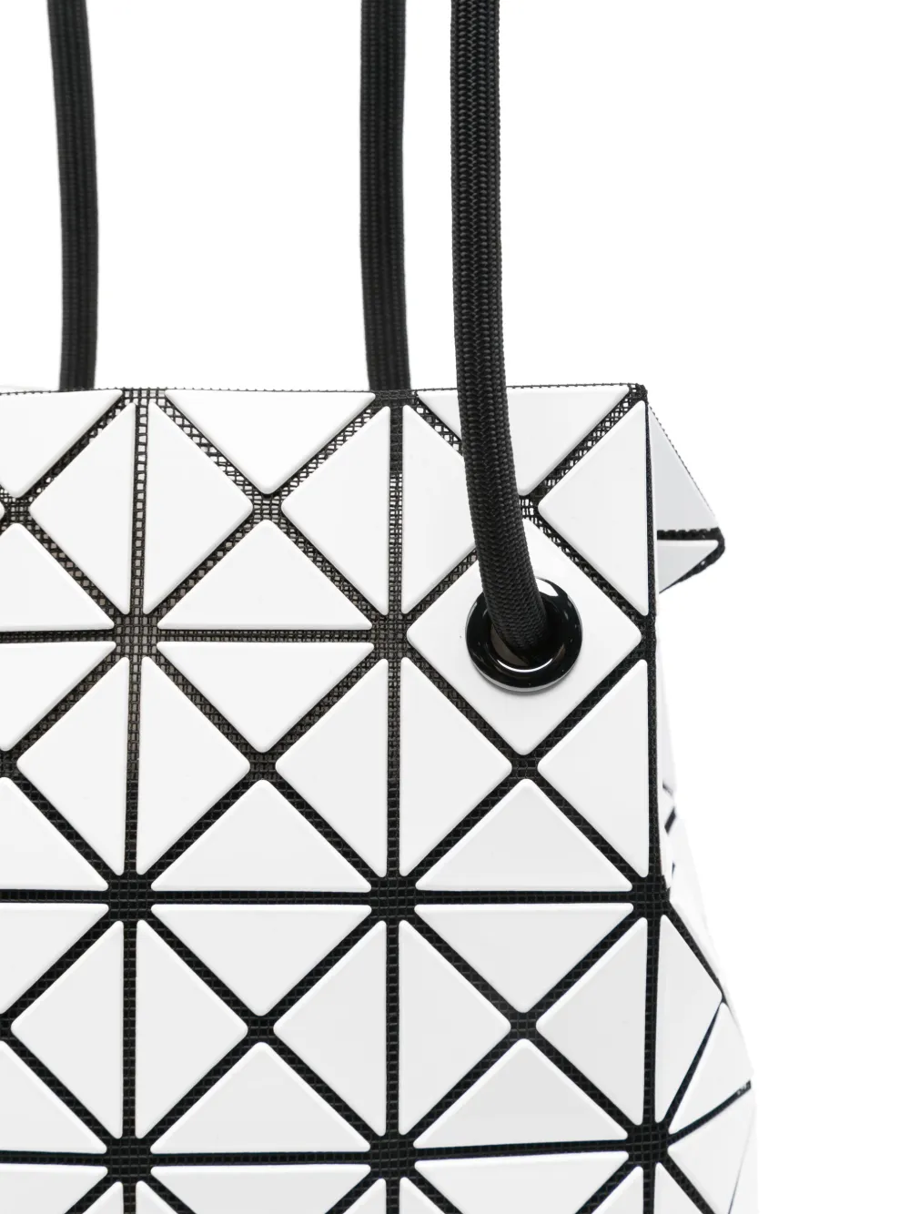Bao Issey Miyake Bucket-tas met geometrisch patroon Wit
