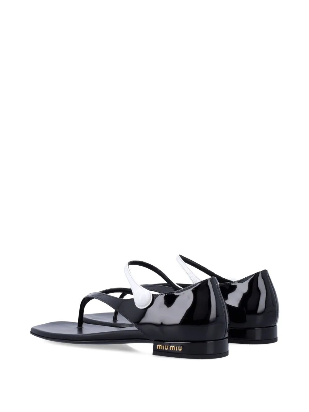 Miu Mary Jane sandalen Zwart