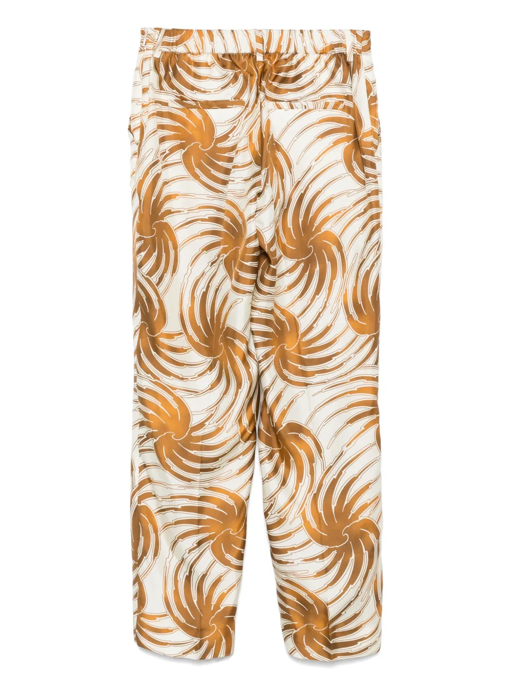 Alberto Biani satin trousers - Beige