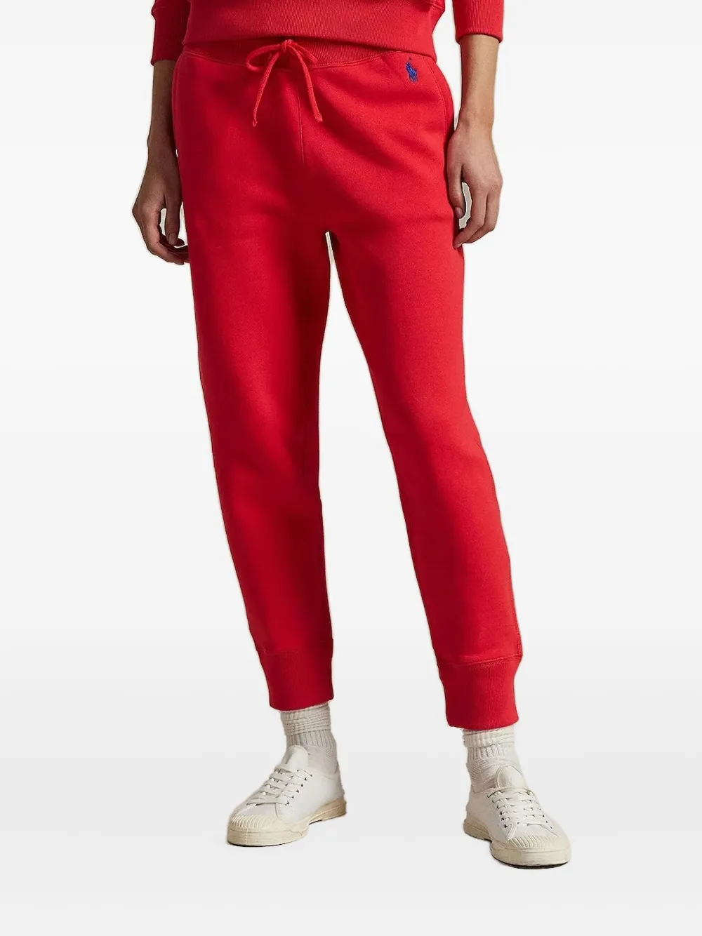 Polo Ralph Lauren Drawstring-waist Tranck Pants In Red