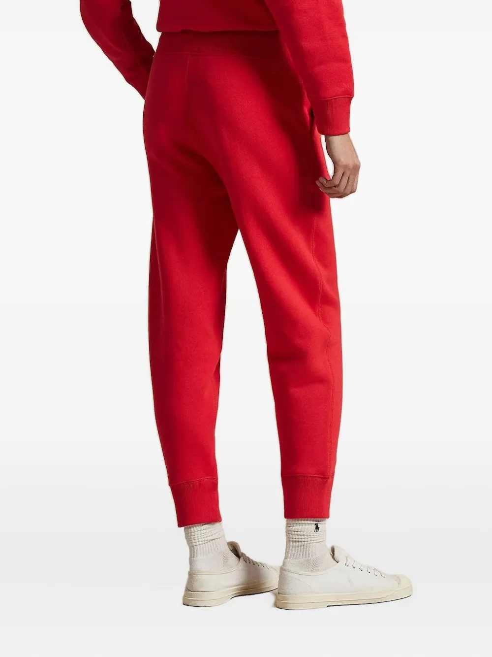 Polo Ralph Lauren Drawstring-waist Tranck Pants In Red