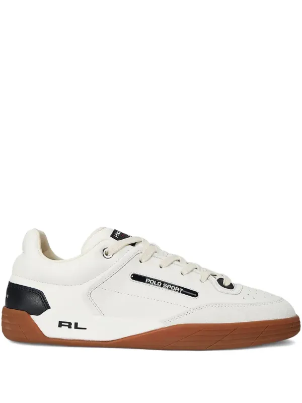 Polo Ralph Lauren レザースニーカー | ホワイト | FARFETCH JP