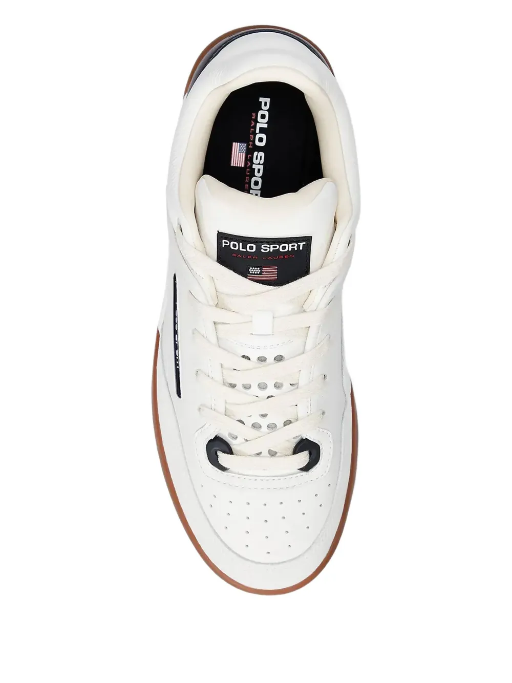 Polo Ralph Lauren Leren sneakers Wit