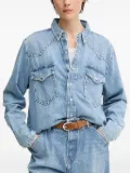 Polo Ralph Lauren snap-fastening denim shirt - Blue