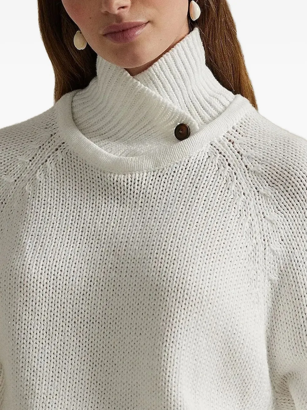 Polo Ralph Lauren Katoenen trui met raglan mouwen Wit