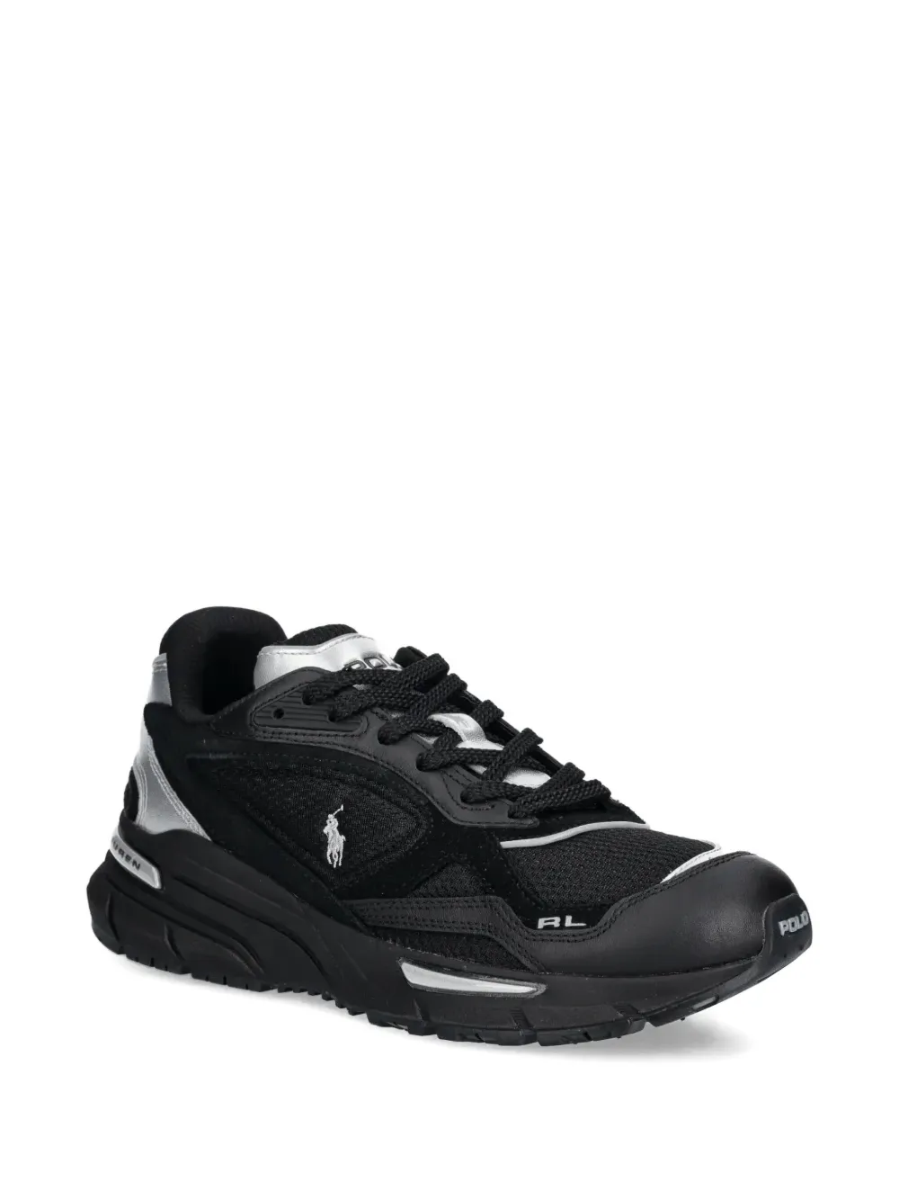 Polo Ralph Lauren leather sneakers Black