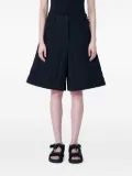 Cecilie Bahnsen Annika quilted knee-length shorts - Black