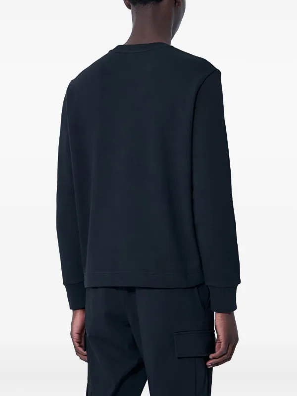 Moncler ロゴ スウェットシャツ | ブラック | FARFETCH JP