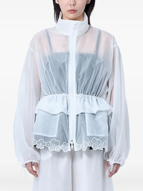 Cecilie Bahnsen lace-trimmed drawstring jacket