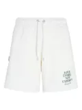 Family First logo drawstring shorts - White