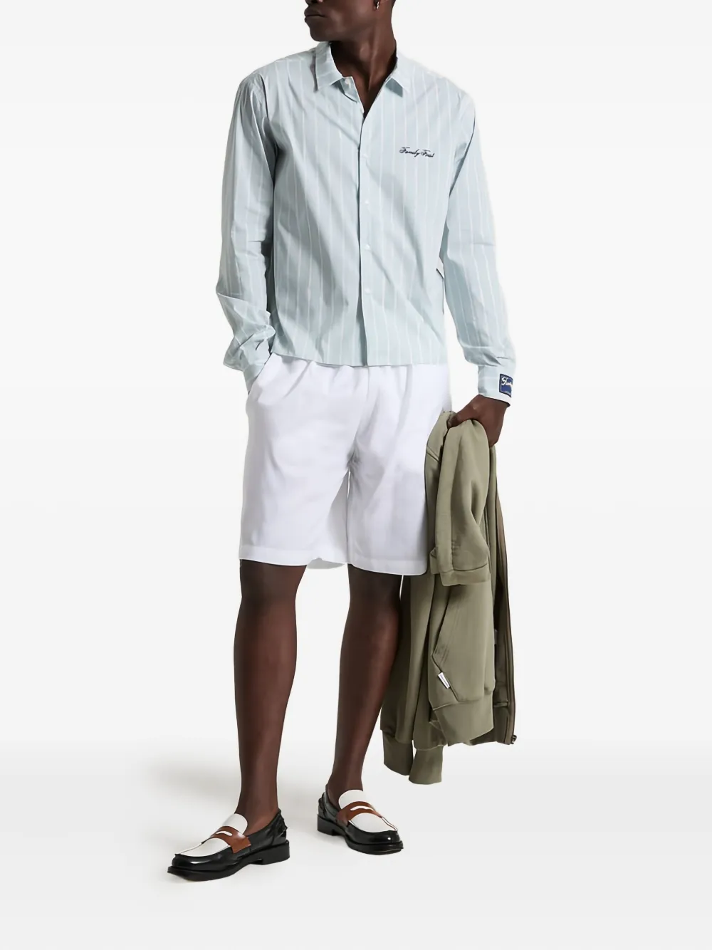 Family First elasticated waistband shorts | Bermuda Shorts | Image 2