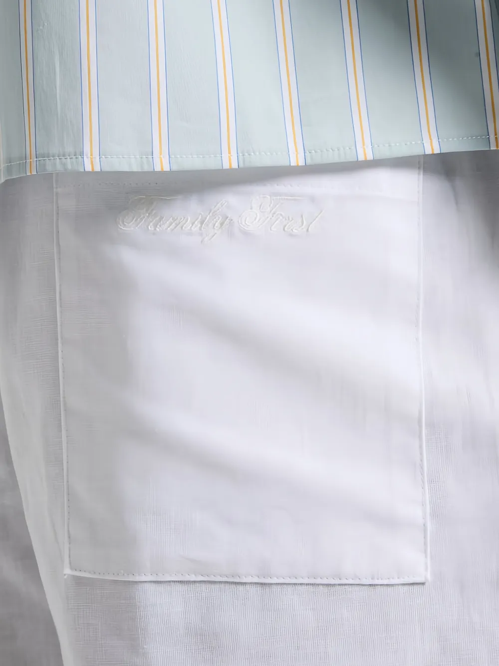 Family First Shorts met elastische tailleband Wit