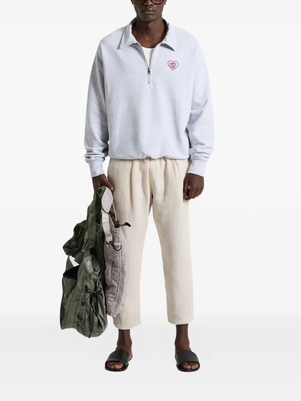 Family First Broek met elastische taille Wit